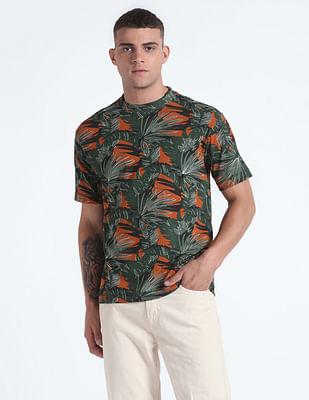 tropical-print-cotton-t-shirt