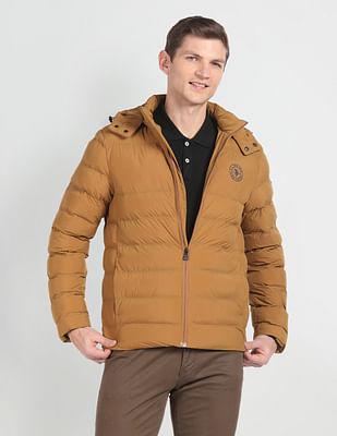 detachable-hood-solid-puffer-jacket