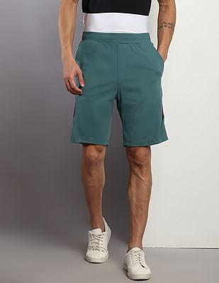 textured-tape-knit-shorts
