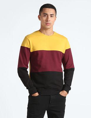 colour-block-crew-neck-sweatshirt