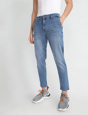 Mankle Relax Tapered Fit Mid Rise Jeans