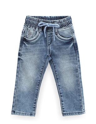 Boys Mid Rise Slim Fit Jeans