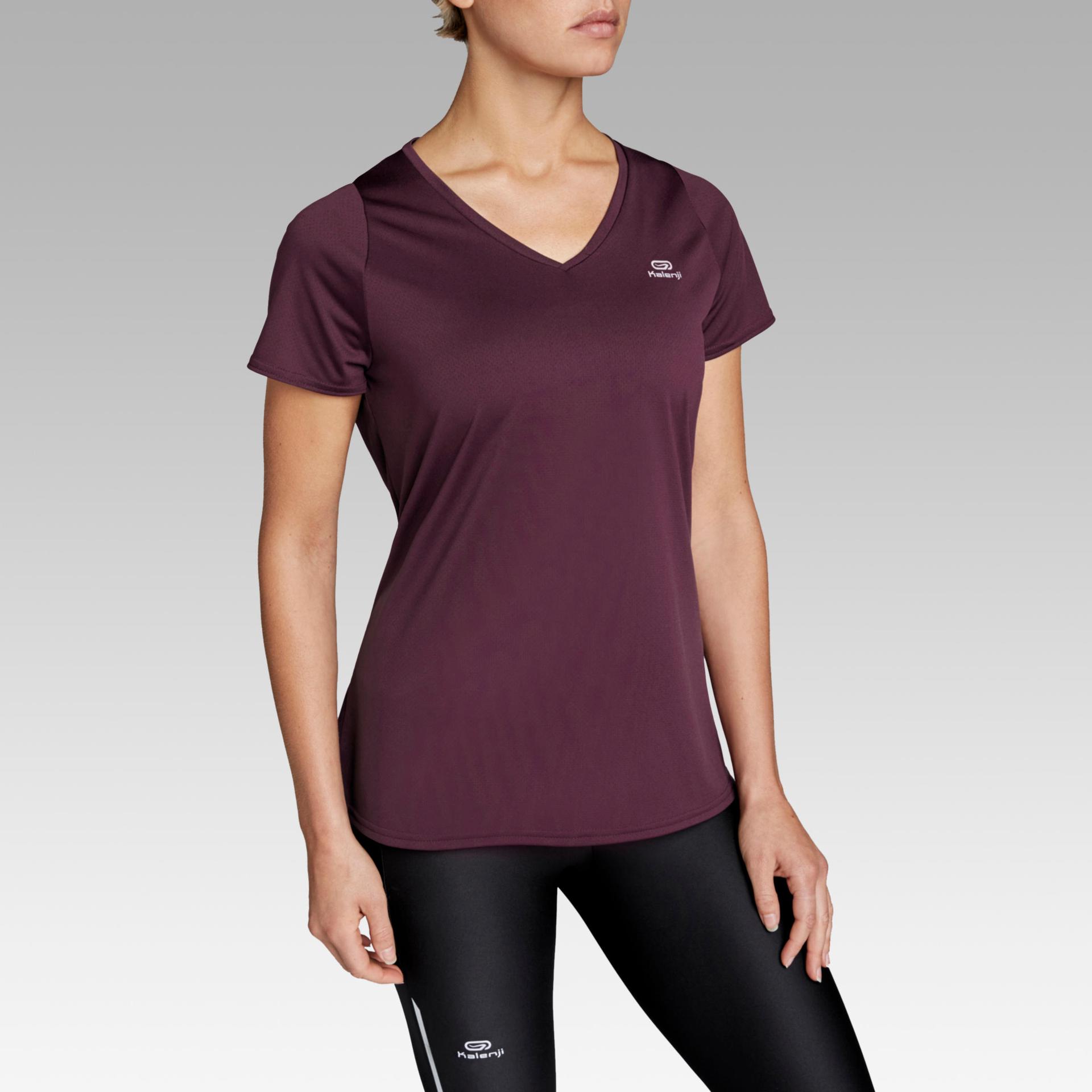 women's-short-sleeved-breathable-running-t-shirt-dry---purple