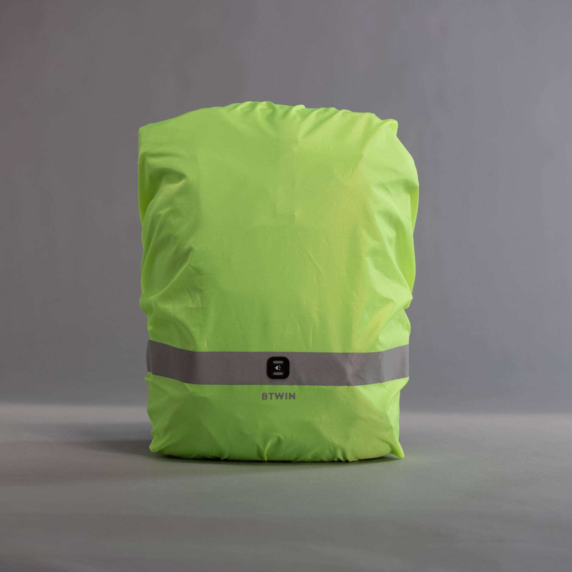 waterproof-day/night-visibility-bag-cover---neon-yellow