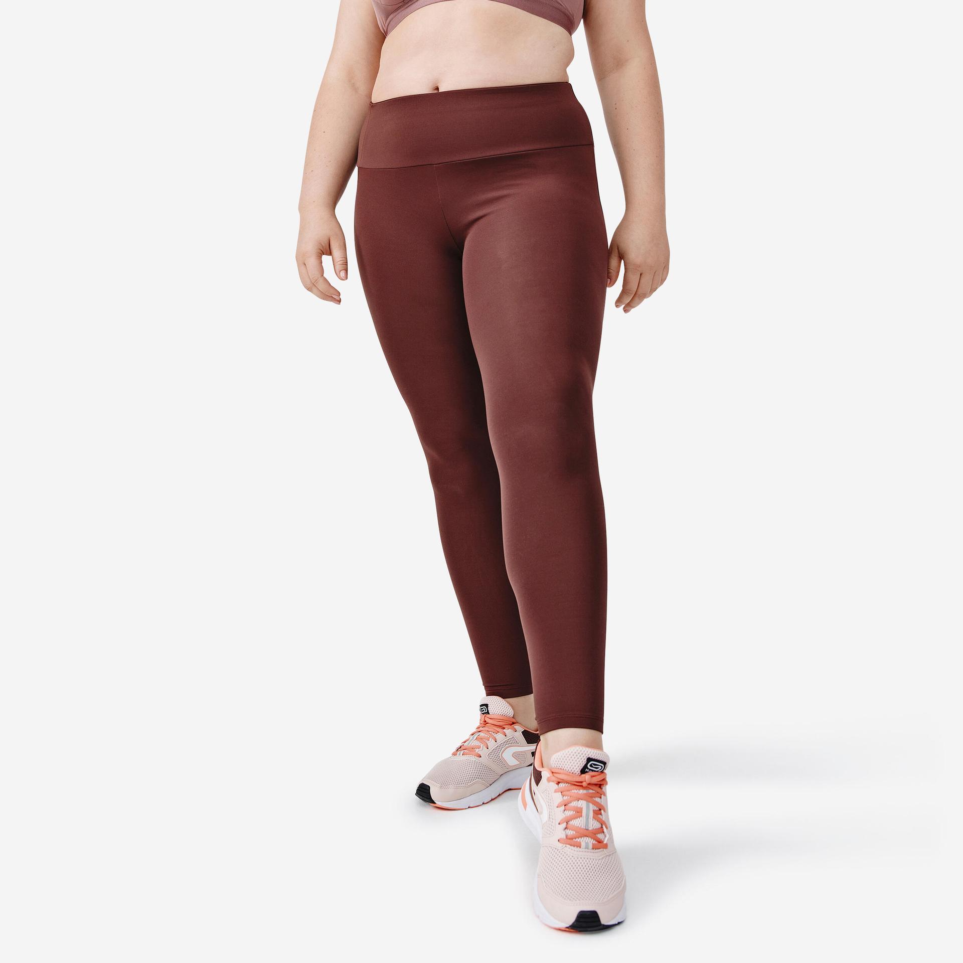 women's-running-leggings-with-body-sculpting-(xs-to-5xl---large-size)---brown