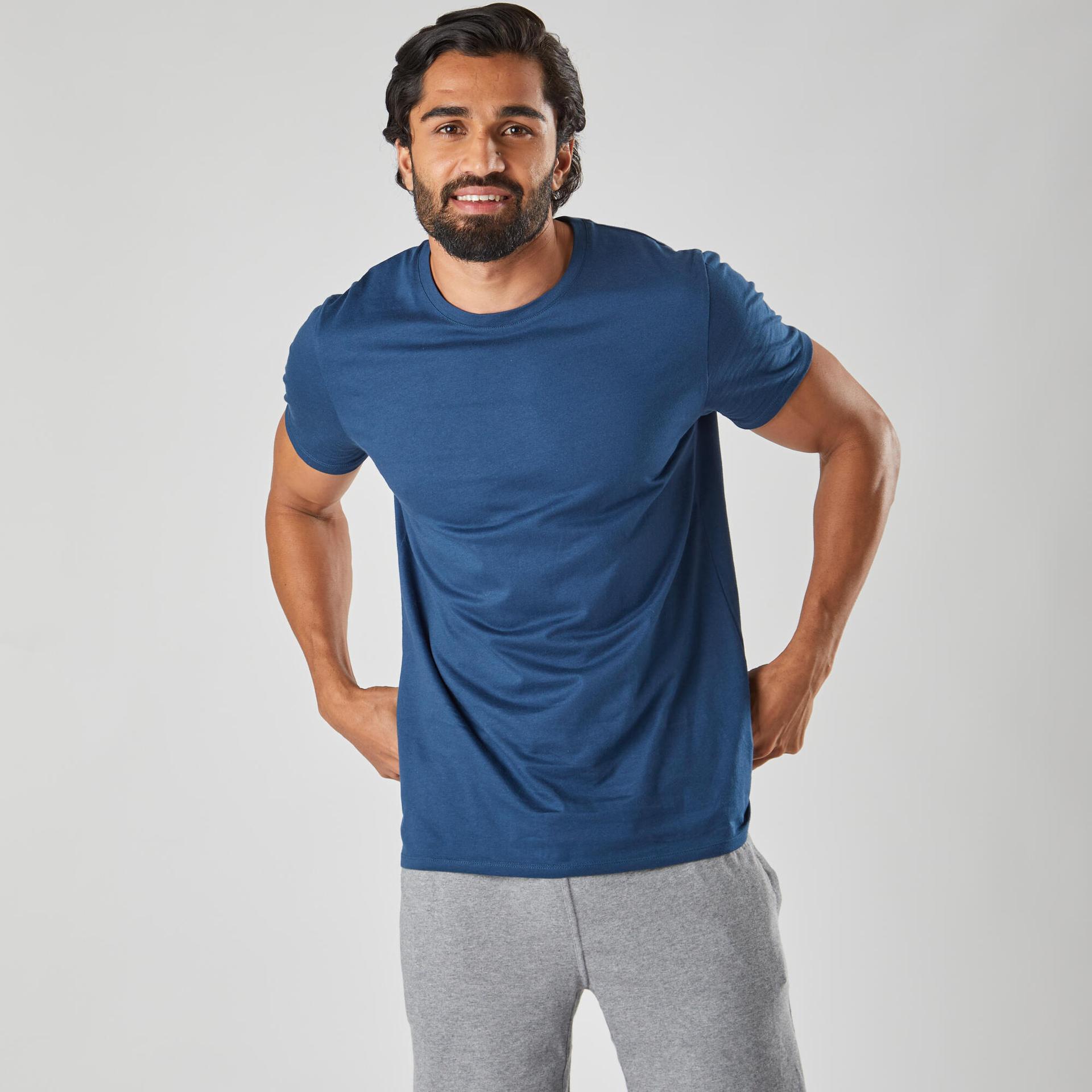 men's-cotton-gym-t-shirt-regular-fit-athletee-100---blue