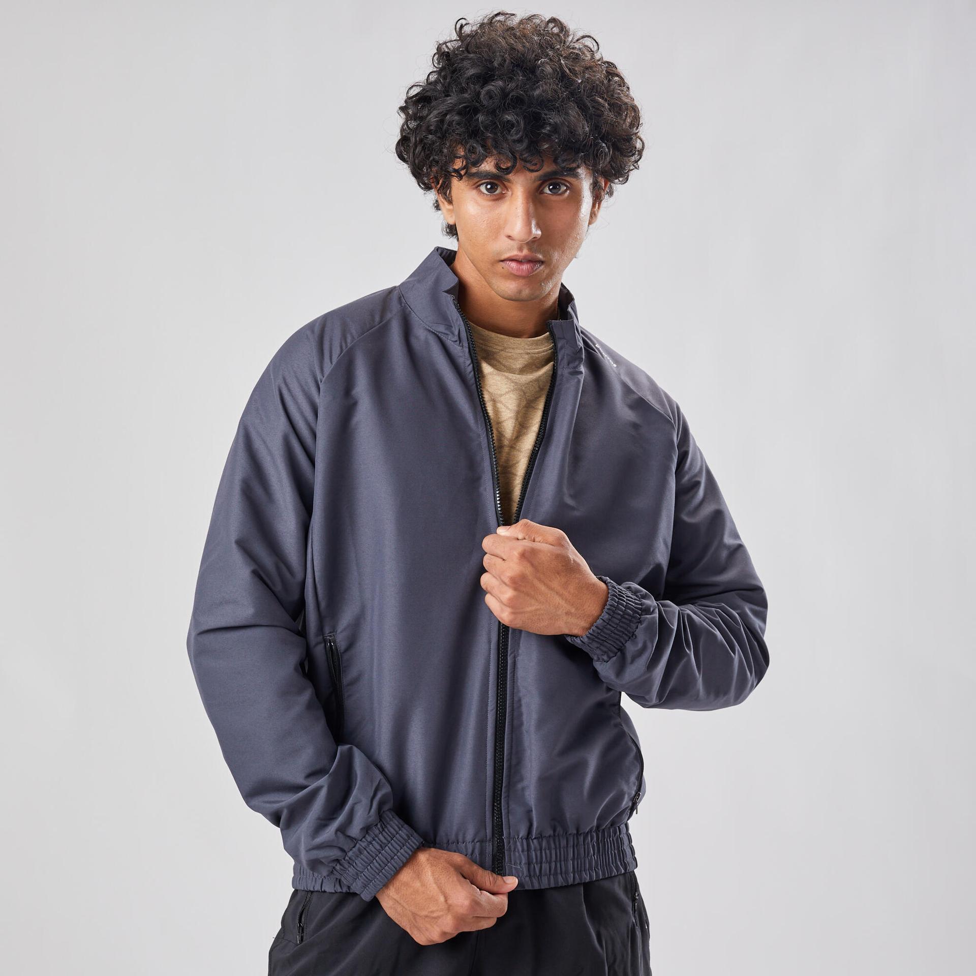Men's Gym Standard Breathable Jacket - Grey