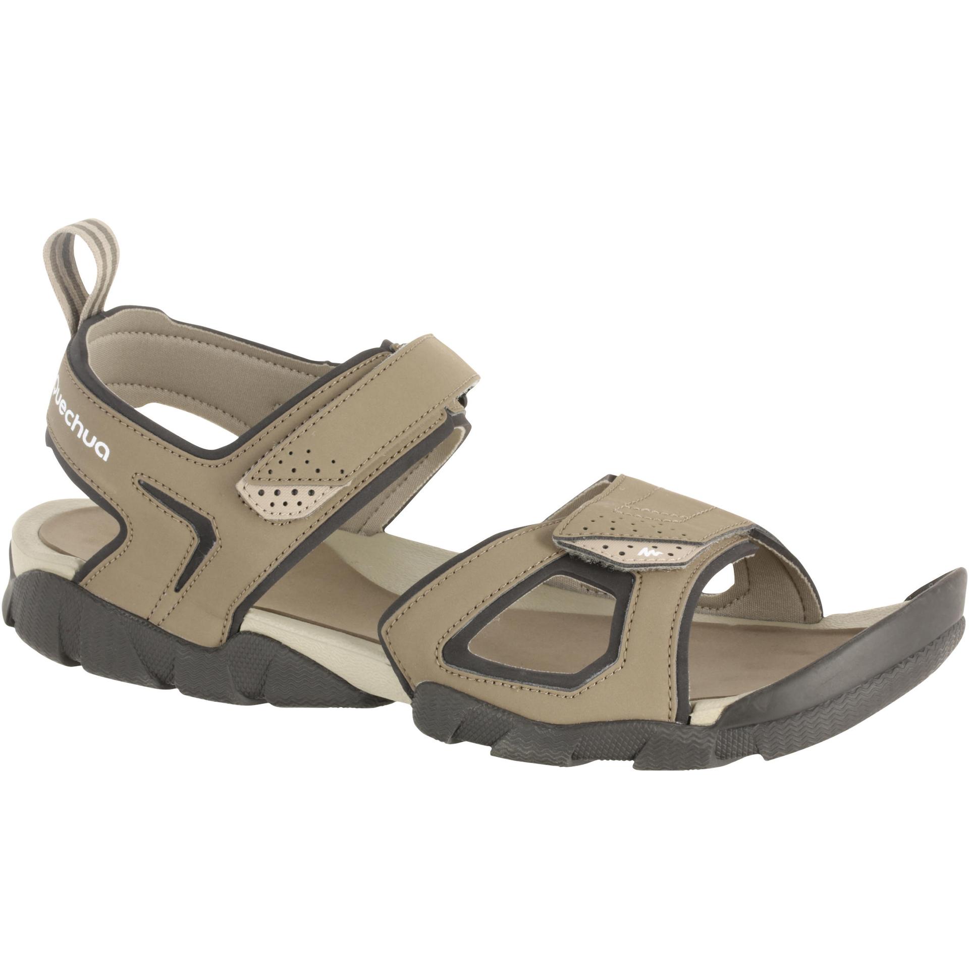 men's-hiking-sandals-nh100---beige