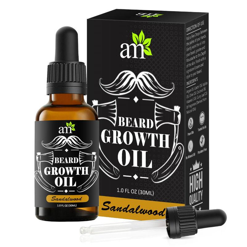 AromaMusk 100% Natural Sandalwood Beard Growth Oil