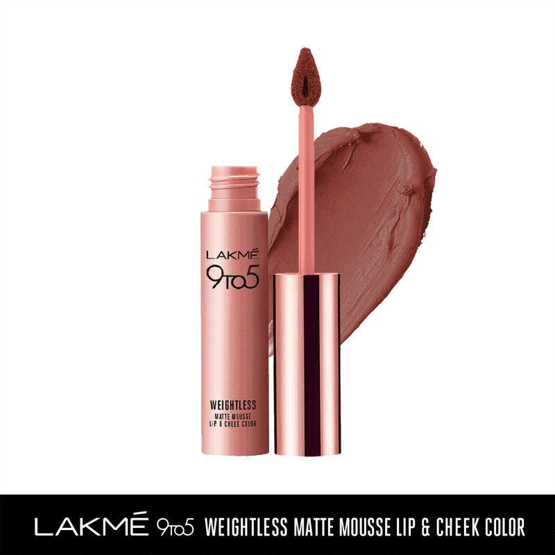 lakme-9-to-5-weightless-matte-mousse-lip-&-cheek-color