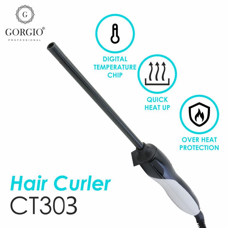 Gorgio Professional Hair Curling Tong CT303