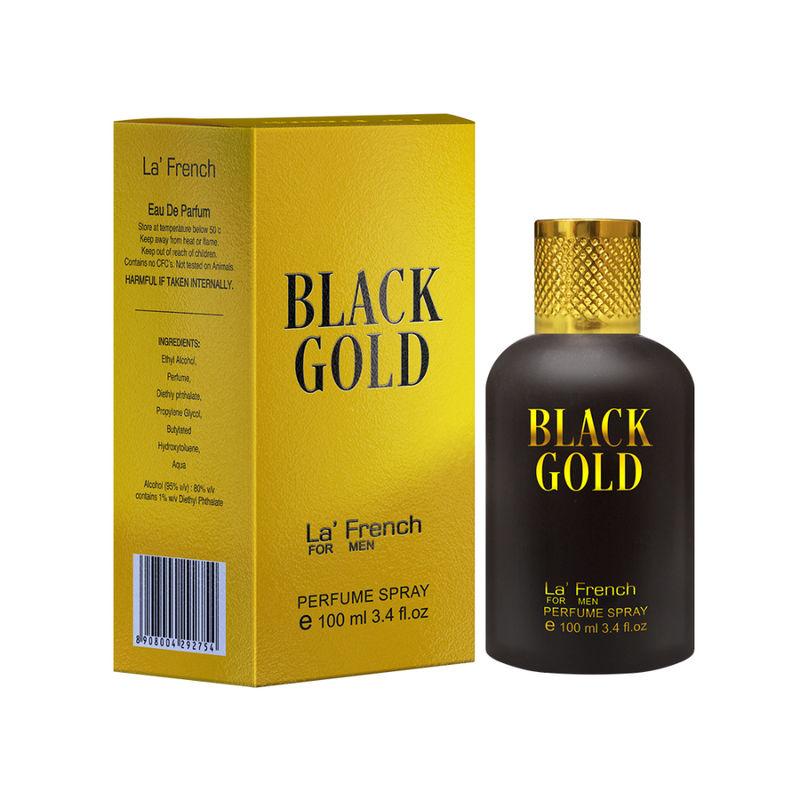 La French Black Gold Eau De Parfum Spray for Men