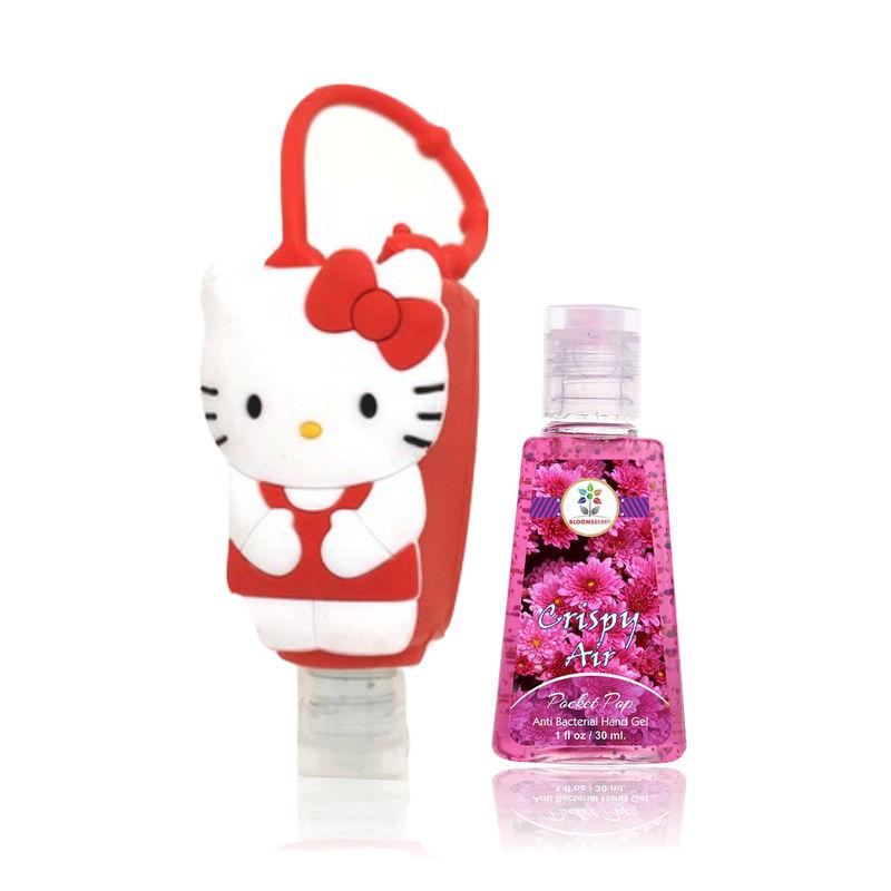 Bloomsberry Hello Kitty Holder with Crispy Air Hand Sanitizer