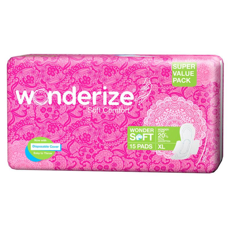 wonderize-soft-comfort-(xl)---15-cotton-sanitary-pads-with-soft-cottony-cover
