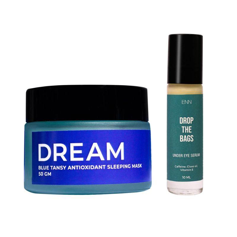 ENN Night Routine Kit, Dream - Blue Tansy Antioxidant Sleeping Mask