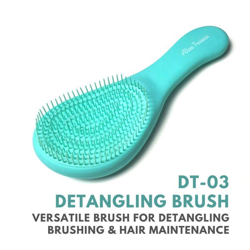 Alan Truman DT-03 Wet & Dry Detangler & Multipurpose Brush - Green