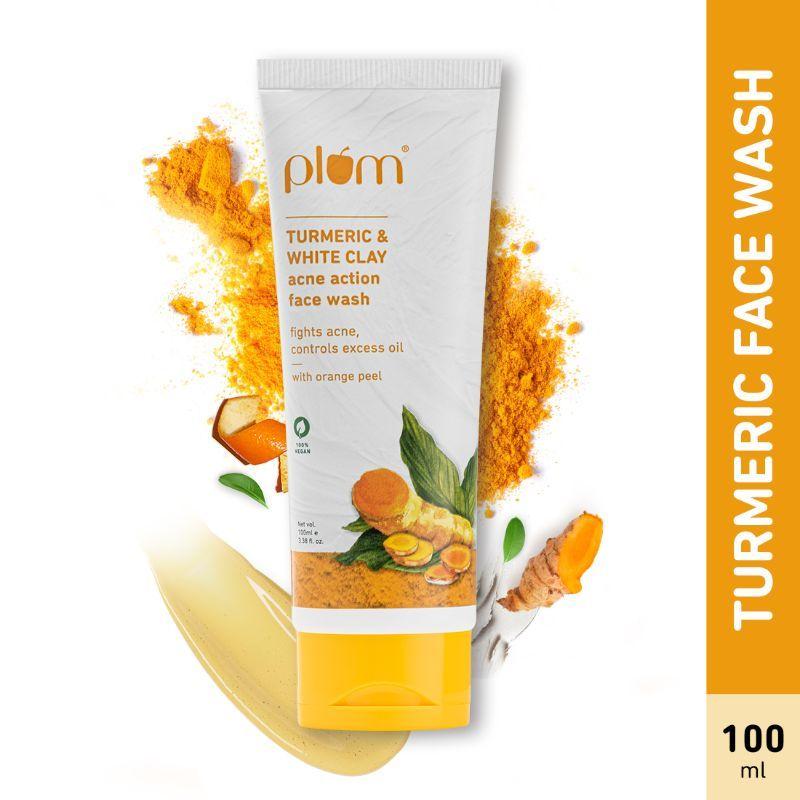 plum-turmeric-&-white-clay-acne-action-face-wash