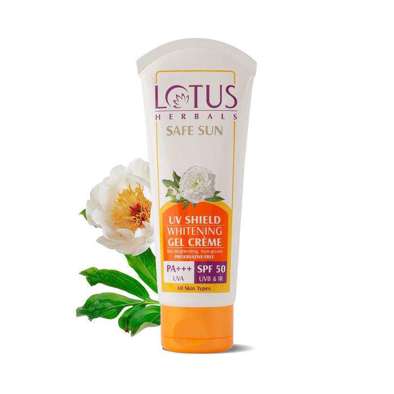 lotus-herbals-safe-sun-uv-shield-whitening-gel-cream-spf-50-uvb-&-ir-pa+++