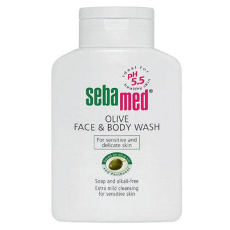 sebamed-olive-face-&-body-wash,-ph-5.5,-soap-free,-sensitive-dry-skin,-with-olive-oil-&-panthenol
