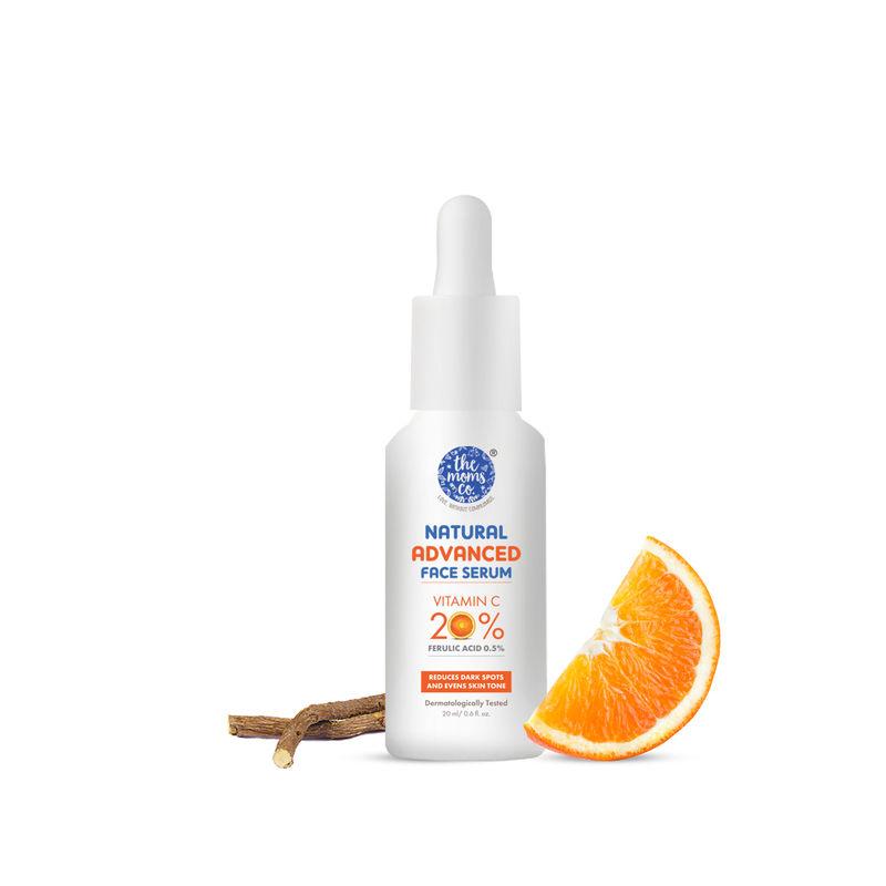 The Moms Co. Natural Advanced Face Serum With Vitamin C For A Naturally Brighter & Even Toned Skin