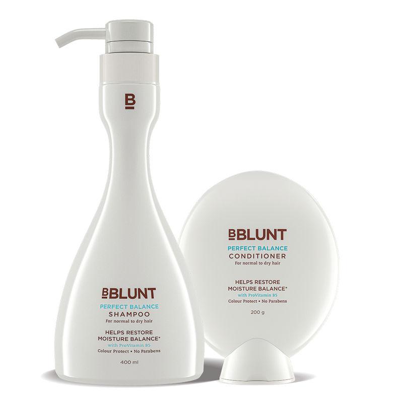 BBLUNT Perfect Balance Shampoo & Conditioner for Dry Hair. No Parabens