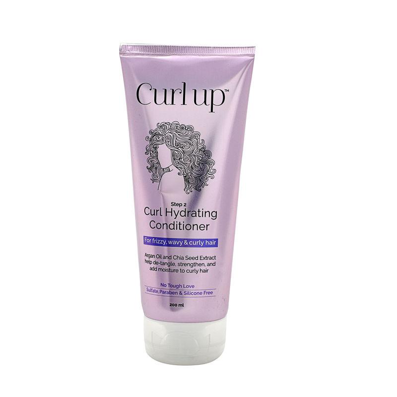 Curl Up Curl Hydrating Silicone Free Conditioner - For Wavy & Curly Hair - Paraben And Sulphate Free