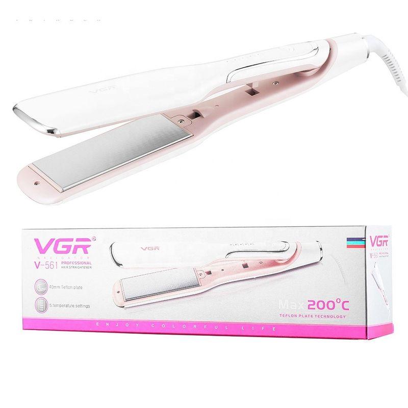 VGR V-561 Hair Straightener With Teflon Plate, Led Indicator & Temperature Control From 120Dc-200Dc