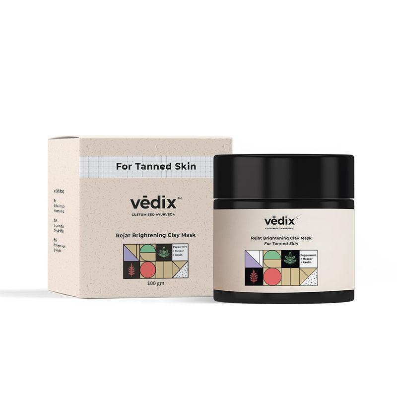 Vedix Face Pack - Tanned Skin - Rejat Brightening Clay Mask