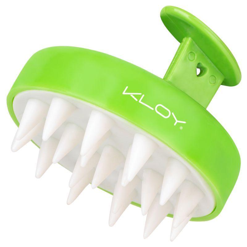 KLOY Round Hair Scalp Massager Shampoo Brush - Light Green