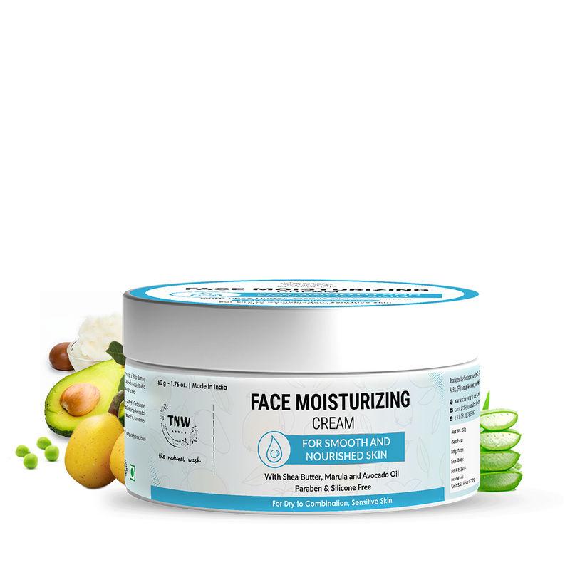 TNW The Natural Wash Face Moisturizing Cream for Smooth & Nourished Skin, Face Cream