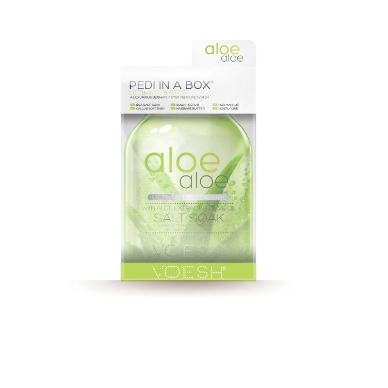 VOESH Luxurious Pedicure In A Box (Ultimate 6 Step) - Aloe Aloe