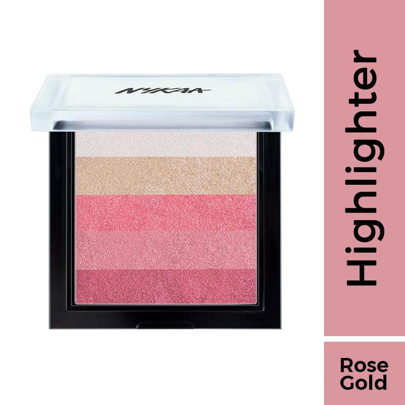 Nykaa Glow Goals! Shimmer Brick Highlighter Palette - Want it All!