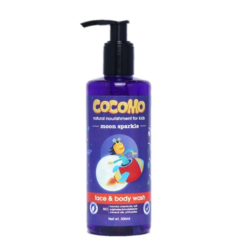 Cocomo Natural Aloe Vera & Coconut Oil Kids Face & Body Wash- Moon Sparkle(Age 4+)