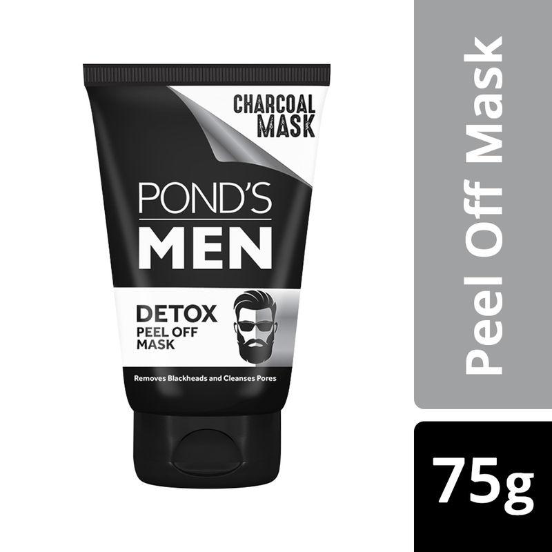 Ponds Men Charcoal Blackhead Removal Detox Peel Off Mask Oil & Lifts Dead Skin Cells Deep Cleansing
