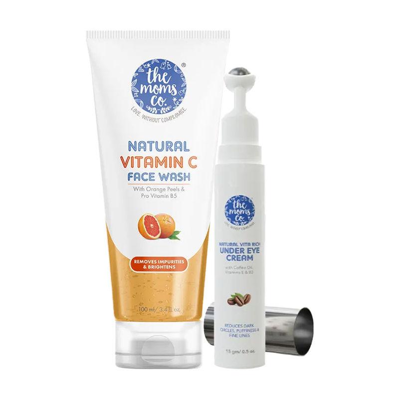 The Moms Co. Under Eye Cream With Vitamin C Face Wash