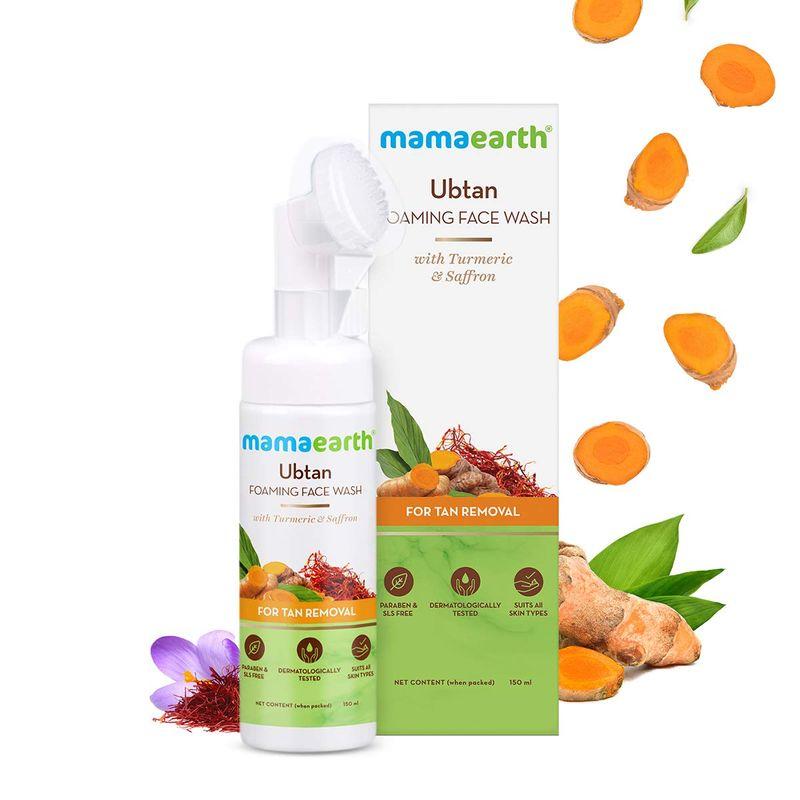 mamaearth-ubtan-foaming-face-wash-with-brush-with-turmeric-&-saffron-for-tan-removal