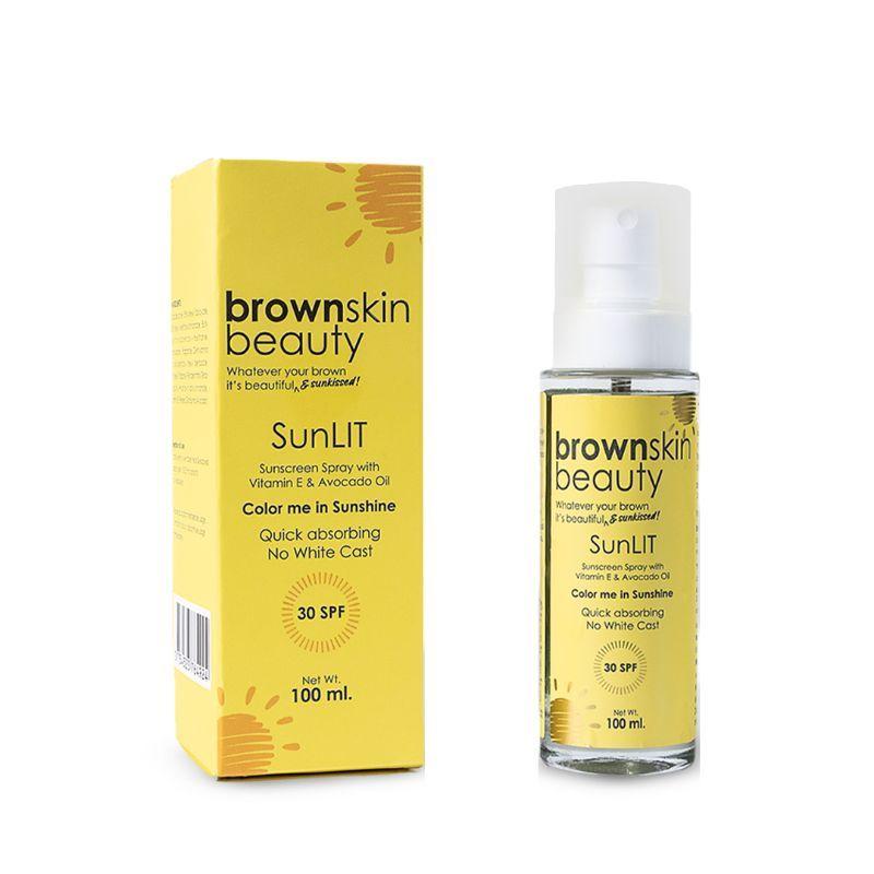 BrownSkin Beauty SunLit Sunscreen Spray SPF 30