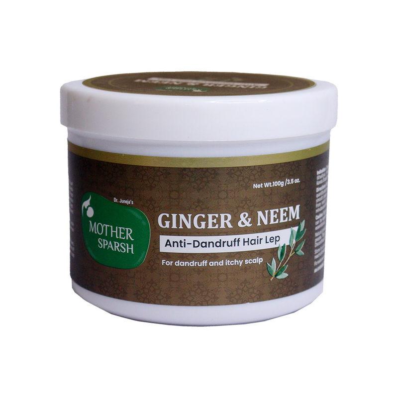 Mother Sparsh Ginger & Neem Anti-Dandruff Hair Lep Powder For Dandruff & Itchy Scalp
