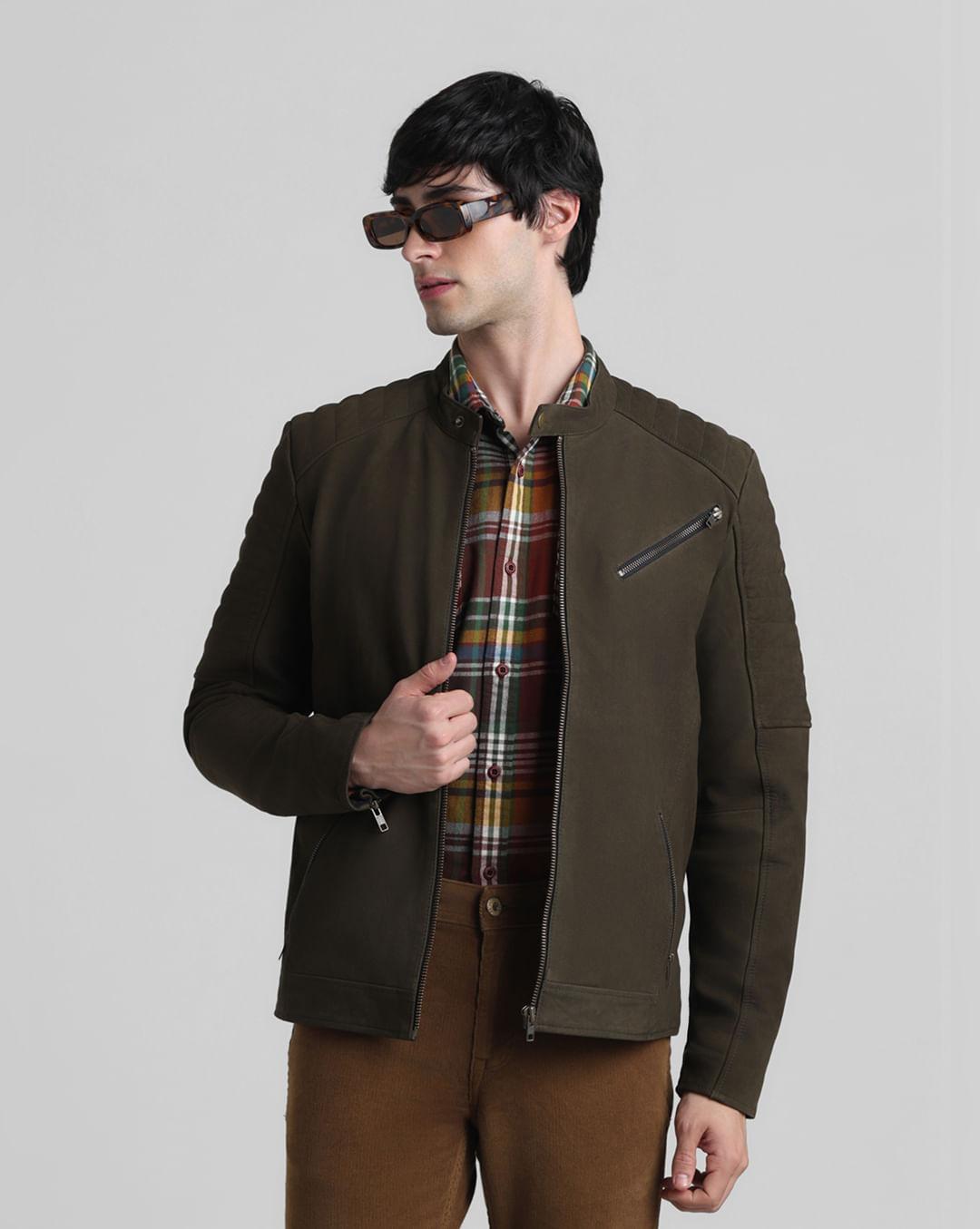 olive-zip-up-leather-jacket
