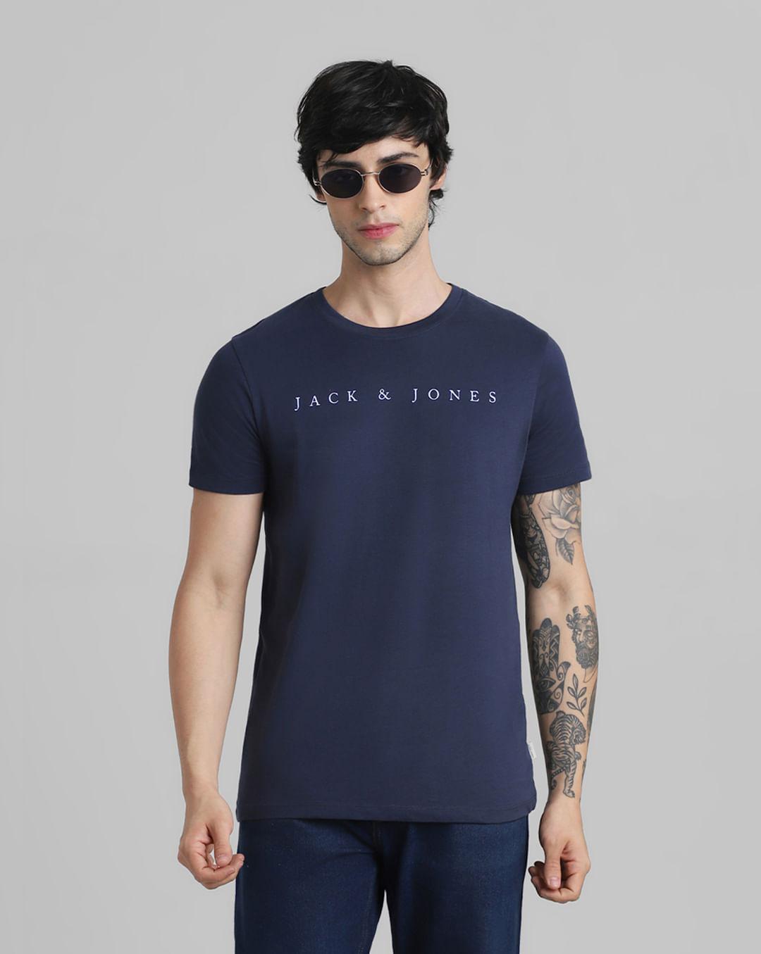 blue-logo-text-crew-neck-t-shirt