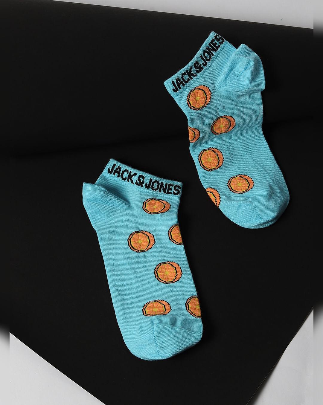 blue-ball-print-ankle-length-socks