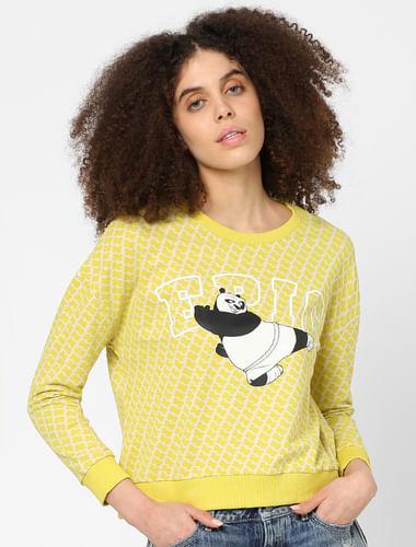 x-kung-fu-panda-yellow-graphic-print-sweatshirt