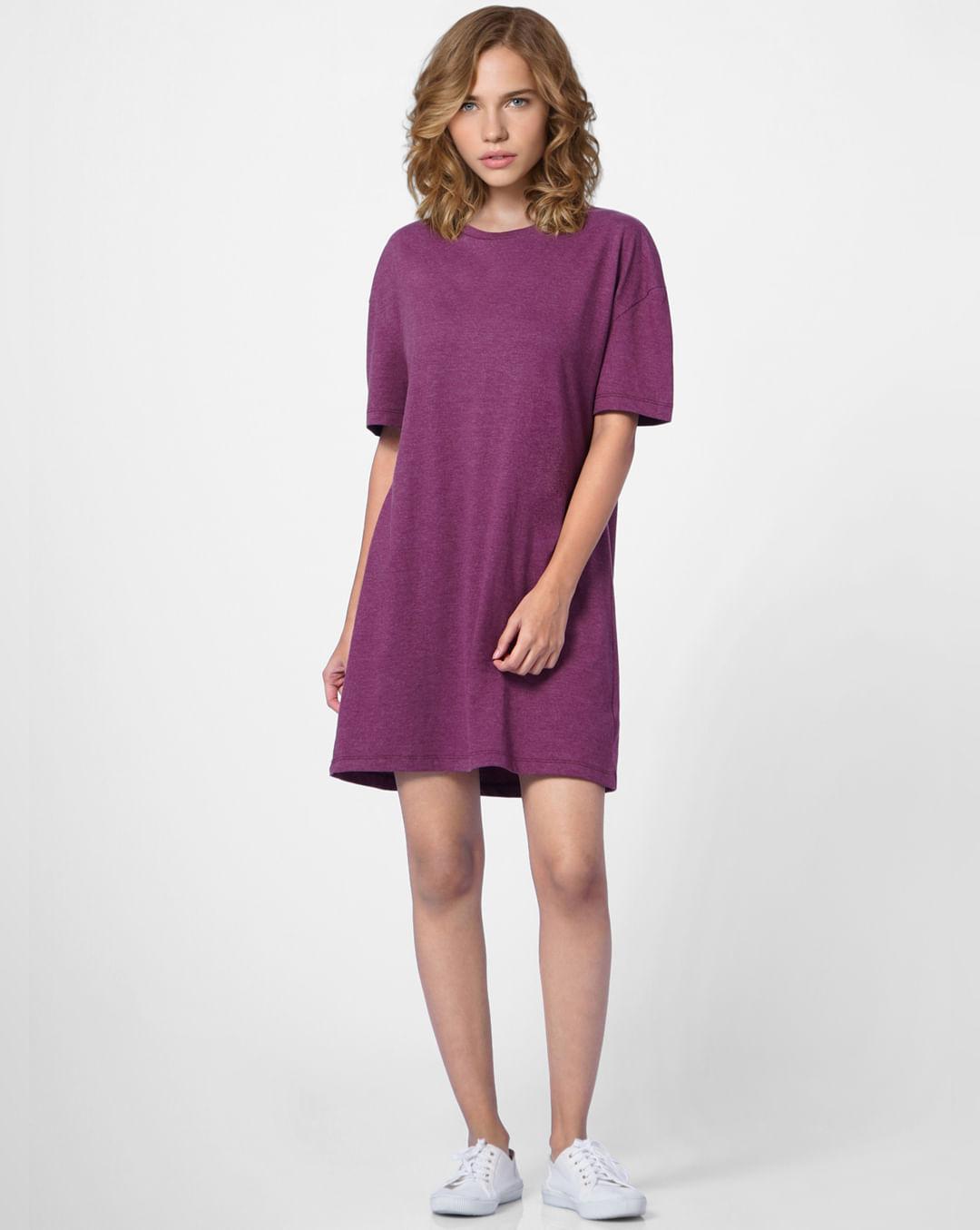 purple-jersey-shift-dress