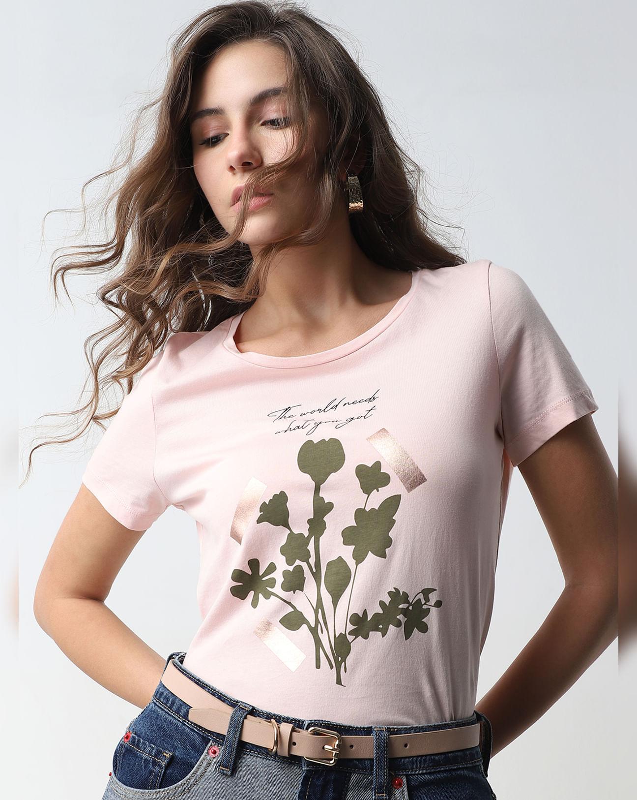 pink-chest-print-t-shirt