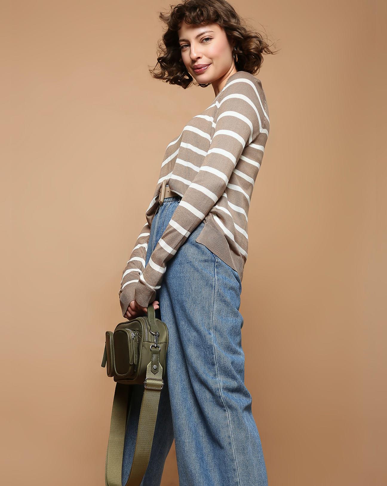 brown-striped-flat-knit-pullover