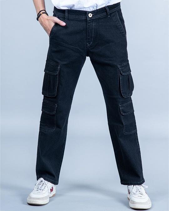 men's-carbon-black-relaxed-fit-cargo-jeans