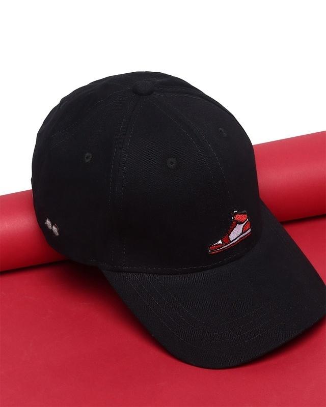 unisex-black-downtown-baller-baseball-printed-cap