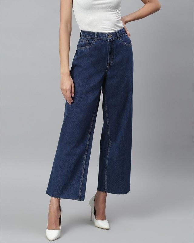 kotty-women's-blue-mid-rise-jeans