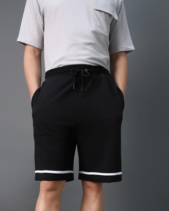 men's-black-oversized-basket-ball-shorts