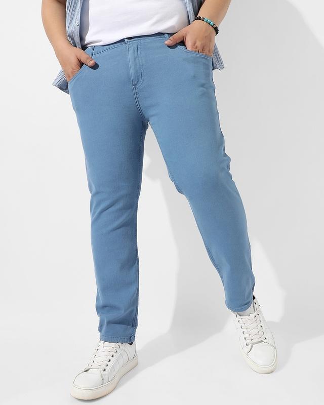 Men's Blue Plus Size Jeans